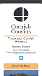 Mobile Screenshot of cornish-cousins.com